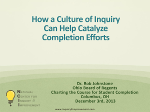 How a Culture of Inquiry Can Help Catalyze