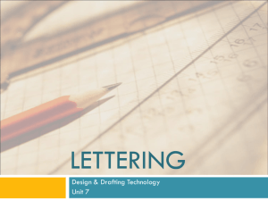 Lettering Lecture - Board of Drafting