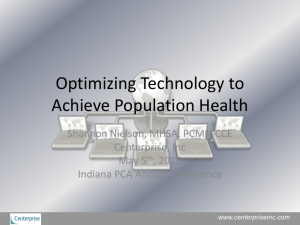 Technology Presentation - Indiana Primary Health Care Association
