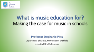 Making the case for music in schools