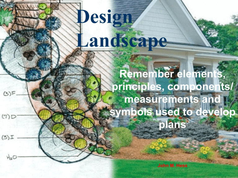 Ppt 4 01 Elements Of Landscape Design, What Are The Principles Of Landscape Design