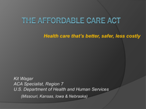 Affordable Care Act Toolkit
