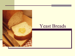 Yeast Breads - Duplin County Schools