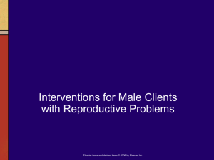 assessment and management of patient related Male Clients with