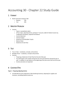 Chapter 22 Study Guide 2015