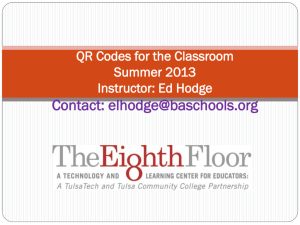QR Codes for the Classroom