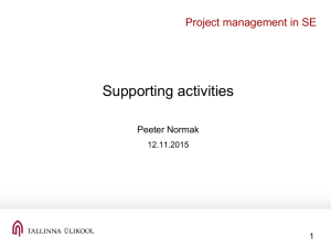 5-PM-Supporting activities