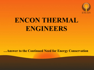 PowerPoint Presentation - ENCON Thermal Engineers