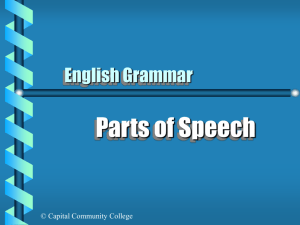 English Grammar - Mrs. Garrison's English Class