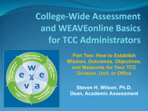 Administrative Unit Assessment Primer Part 2
