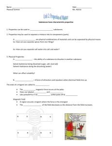 Notes packet - Ms. Hanna's Science Class