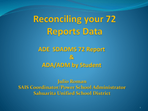 ASCUS Reconciling your 72 report MS2007