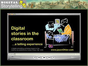 What's digital storytelling about?