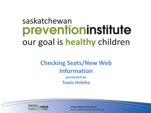 Checking at Clinic - Saskatchewan Prevention Institute