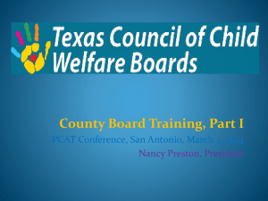 Texas Council of Child Welfare Boards