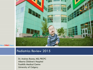 Pediatrics Review 2015 - Emergency Medicine National Review