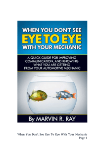 Understanding Todays Automotive Mechanic - On