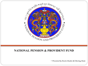 NATIONAL PENSION & PROVIDENT FUND