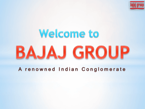 Bajaj Group Presentation