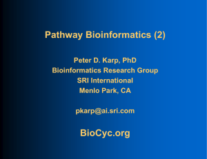 Pathway Bioinformatics (2)