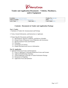 4. Applicant Submission Forms and Declarations