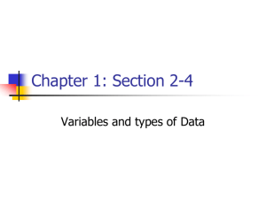 Chapter 1: Section 2 - mcguffeyprobandstats