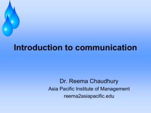 Basic Communication_TERM I 2013