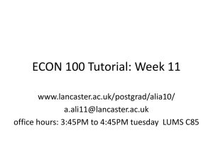 Week 11 - Lancaster University