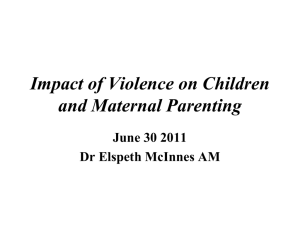 Children and Domestic Violence - Women Everywhere Advocating