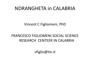 Ndrangheta in Calabria, by Figliomeni