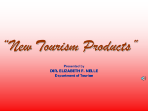 New Tourism Product Presentation