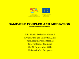 Same-Sex Couples and Mediation: A practical Handbook