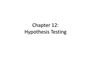 Chapter 1: Introduction to Statistics