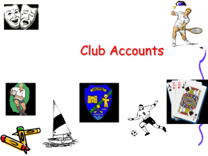 Club Accounts