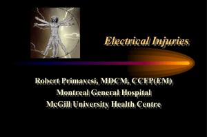 Top 10 Myths of Electrical Injury