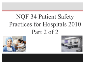 NQF 34 SAFE PRACTICES 2011 2 OF 2