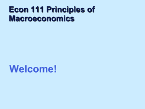 Eco 101 Principles of Microeconomics