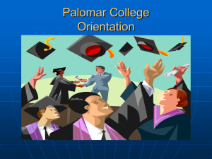 Palomar College Camp Pendleton Center New Student Orientation