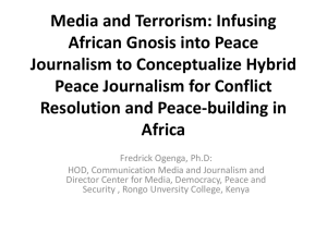 Afsol Media and Terrorism Power Point