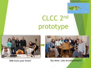 CLCC 1st prototype - CARIBBEAN LANDSCAPE CONSERVATION