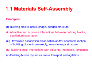 1.1 Materials Self
