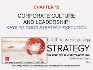 Corporate Culture & Leadership