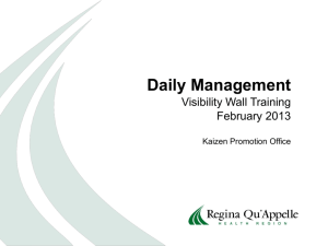 Daily Visual Management