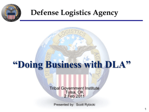 DLA Reintegration Policy - Tribal Government Institute