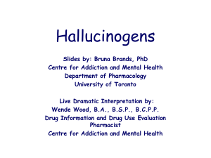 Hallucinogens - University of Toronto