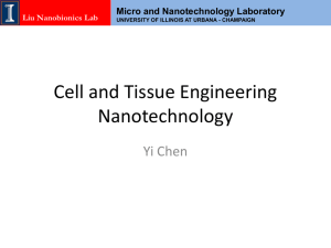 Cell and Tissue Engineering Nanotechnology - Dr