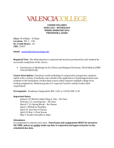 course syllabus - Valencia College