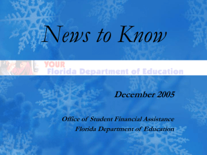 December 2005 - Florida Department of Education