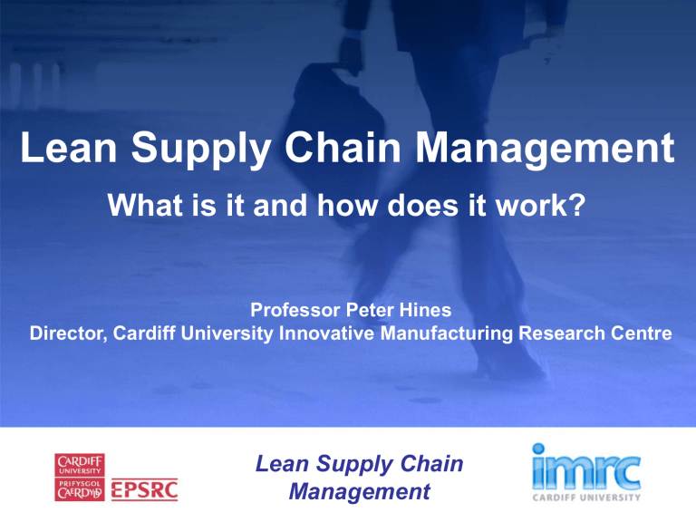Lean Supply Chain Management 6057