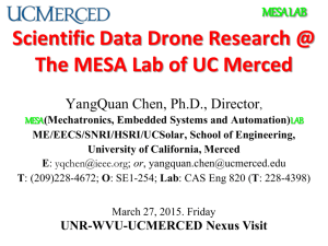 PPT - The MESA Lab - University of California, Merced